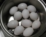 A picture of step 1 of Tea Eggs (Eggs Boiled in Tea Leaves).