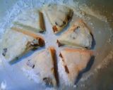 A picture of step 3 of Starbucks-style White Chocolate Scones.