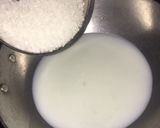 A picture of step 4 of Caramel custard Rava pudding.