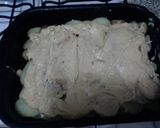 Foto del paso 4 de la receta: Pollo al horno con papas y salsa blanca con Roquefort