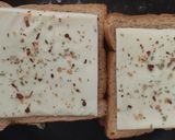 A picture of step 2 of Grill pizza toast.