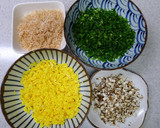 A picture of step 3 of Chinese Dim Sum Chive Buns.