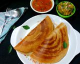 इंस्टेंट आटा सूजी डोसा(instant aata suji recipe in hindi) रेसिपी चरण 8 फोटो