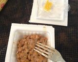 A picture of step 3 of Easy Butter Flavored Natto Pasta.