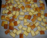 A picture of step 7 of Bread Crust is Delicious! Crunchy Bite Size Rusk.