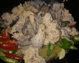 Foto langkah ke 9 dari resep Oseng Jeroan & Telur Ikan Gabus (Haruan) #Dandelion.