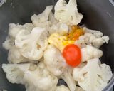A picture of step 2 of Cauliflower mash.