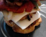 A picture of step 18 of Ultimate Supreme Pizza Burgers.