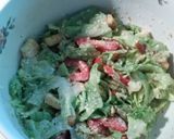 A picture of step 6 of Fettuccine and cheese tortellini pasta.
