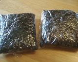 A picture of step 7 of Chicken Soboro and Egg Onigiri Sandwich.