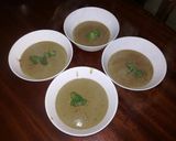 A picture of step 12 of Mushroom soup for the cold season.