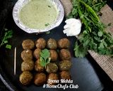 A picture of step 6 of Hare Chane ke Kebab.