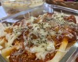 Foto langkah ke 3 dari resep French fries bolognese.