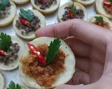 Foto langkah ke 3 dari resep (633) Talam Asin Abon.