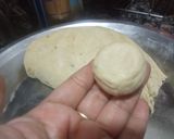 A picture of step 2 of Namkeen Poori.