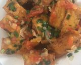 Hình bước làm 7 của món Đậu phụ nhồi thịt sốt cà chua