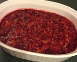 A picture of step 2 of Aunt Penny's Cranberry Salad.