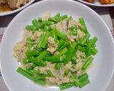 Foto langkah ke 4 dari resep Tumis buncis jamur Enoki telur.
