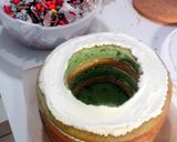 A picture of step 11 of crazy piñata cake.