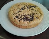 A picture of step 7 of Flourless Peanut Butter Chip Cake.