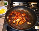 A picture of step 3 of Mike's Chicken Pad Thai.