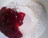 A picture of step 2 of 3 Ingredient Low-Cal Strawberry Jam Cake.