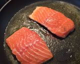 A picture of step 2 of Honey Pecan Glazed Salmon.