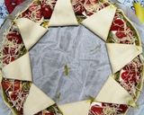 Une image de l'étape 4 de 👑Couronne feuilletée Tomate Pesto Mozza.