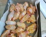 A picture of step 6 of Honey-Sriracha Wings.