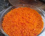 A picture of step 5 of Shuba (Russian Layered Salad with Beets).