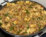 Foto del paso 4 de la receta: Arroz frito con verduras asadas