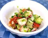 A picture of step 6 of Hawaiian Octopus Poke.