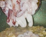 A picture of step 4 of Risotto with Langoustines and Calamari.