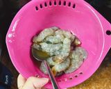 Hình bước làm 1 của món Cơm ngon nhà Huý 🏡: Tôm rim, Canh khoai mỡ nấu tôm