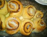 A picture of step 3 of Cinnamon rolls.