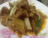A picture of step 4 of Black pepper Mutton Gravy 🍲🍲.