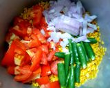 A picture of step 1 of Spicy Andhra style tomato pappu.