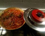 A picture of step 8 of Sicilian Eggplant Caponata with Magik Cook Lid.