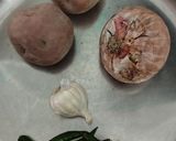 लच्छा आलू प्याज का मसाला पराठा +, बूंदी रायता रेसिपी चरण 1 फोटो