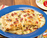 Foto del paso 5 de la receta: Lasaña de pollo carbonara 🍗😋🌯