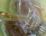 Foto langkah ke 3 dari resep Bolu Kukus Mekar Bluebery Youghurt (chimory bluebery youghurt).