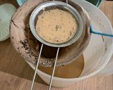 Foto langkah ke 3 dari resep Roasted Milk Tea Matcha Soy Bean Curds.