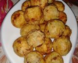 A picture of step 3 of Yam balls.