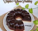 Cara Membuat Triple Choco Pudding 4