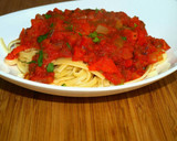 Foto del paso 5 de la receta: Spaghetti con tomate y verduras🍴