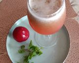 A picture of step 4 of Namrata's Plum Mint Sparkler or plum mint sparkler.