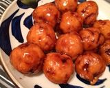A picture of step 7 of Tofu Meatballs in Sweet Vinegar Ankake Sauce.