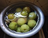 A picture of step 1 of Amla Pickle.