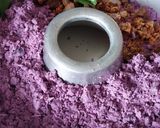 Foto langkah ke 8 dari resep Awug-Awug Ubi Ungu.