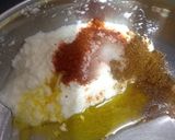 A picture of step 1 of Panjabi Paneer tikka masala.